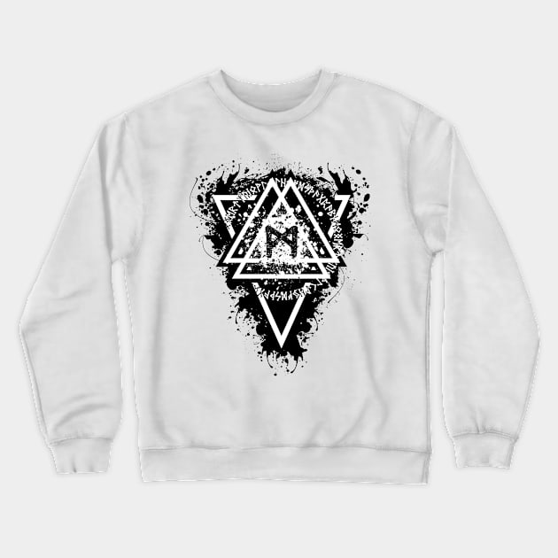 Mannaz rune Crewneck Sweatshirt by opooqodesign